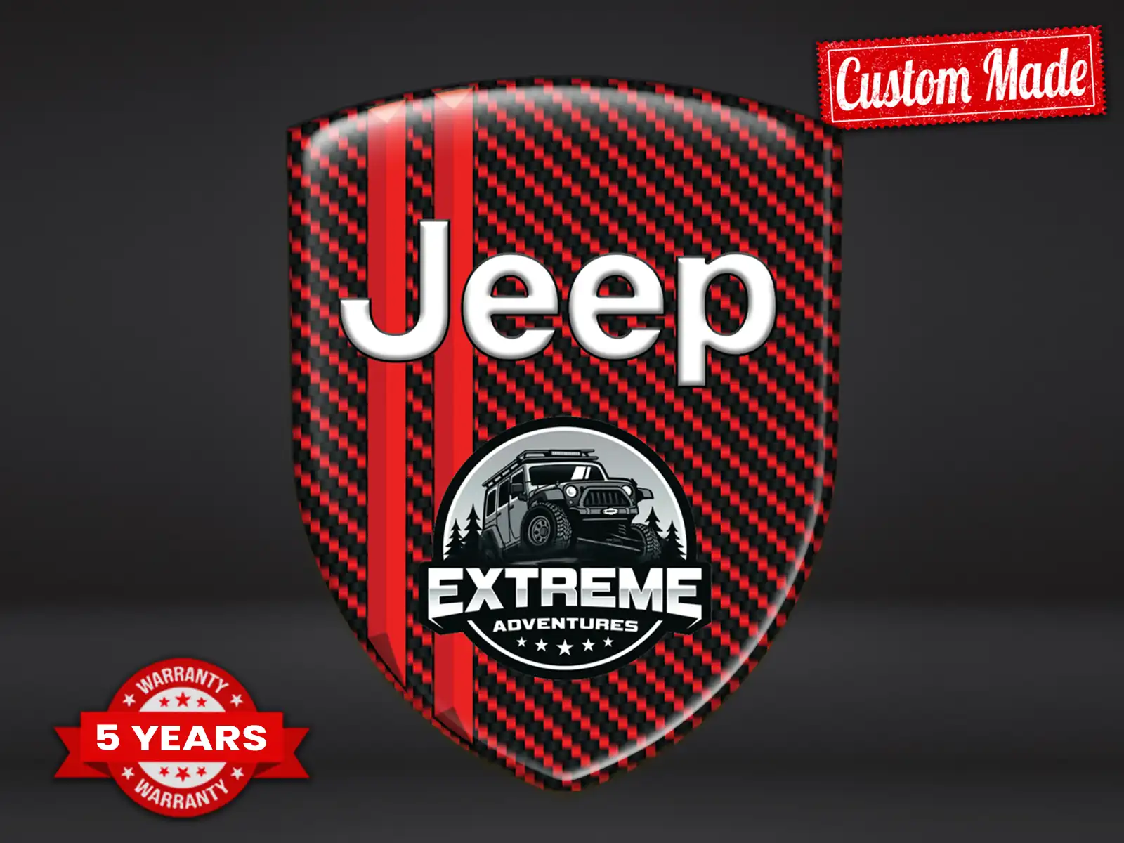 Jeep Adesivo Rinforzato Max Durevole Chic Pro Design